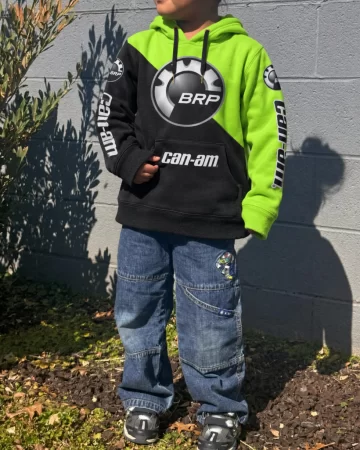 Customer photo · personalized rider gear