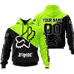 Premium Gift - Custom Name - Fox Racing - Neon