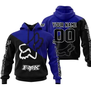 Premium Gift - Custom Name - Fox Racing - Navy