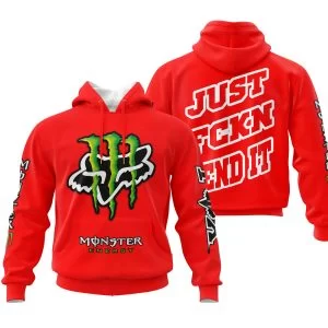 Just Fkcn Send It - Monster Energy Fox Racing - Red