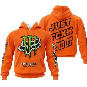 Just Fkcn Send It - Monster Energy Fox Racing - Orange