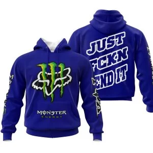 Just Fkcn Send It - Monster Energy Fox Racing - Navy