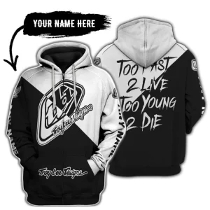 Too Fast To Live Too Young To Die - 3d All Over Printed - Troy Lee Designs