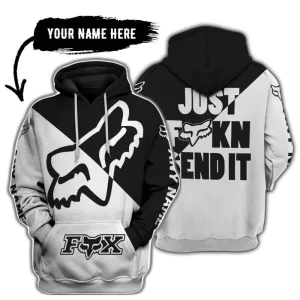 Just Fkcn Send It - 3d All Over Printed - Fox Racing - Black