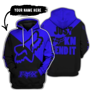 Just Fkcn Send It - 3d All Over Printed - Fox Racing - Blue