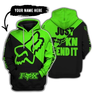 Just Fkcn Send It - 3d All Over Printed - Fox Racing - Green