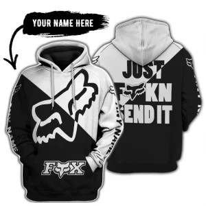 Just Fkcn Send It - 3d All Over Printed - Fox Racing - White