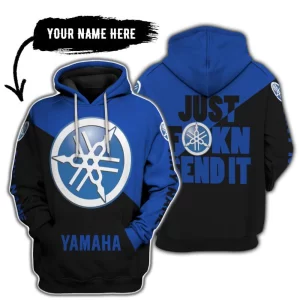 Just Fkcn Send It - 3d All Over Printed - Yamaha - Blue