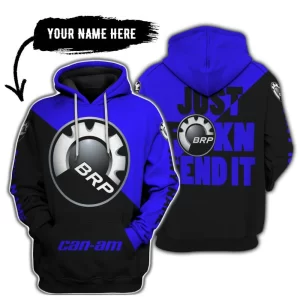 Just Fkcn Send It - 3d All Over Printed - Can Am Blue