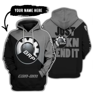 Just Fkcn Send It - 3d All Over Printed - Can Am Grey