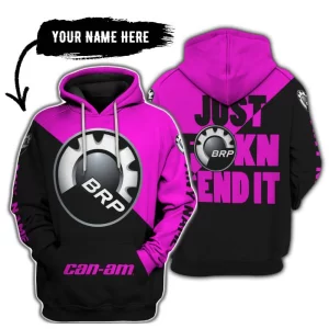 Just Fkcn Send It - 3d All Over Printed - Can Am Pink