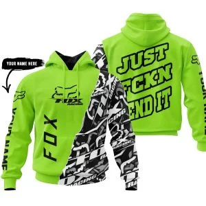 Just Fkcn Send It - Fox Racing - Custom name - Green