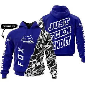 Just Fkcn Send It - Fox Racing - Custom name - Navy