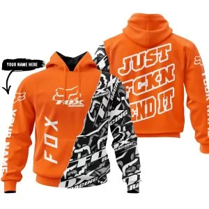 Just Fkcn Send It - Fox Racing - Custom name - Orange