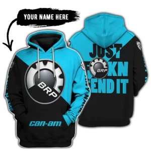 Just Fkcn Send It - 3d All Over Printed - Can Am Sky Blue