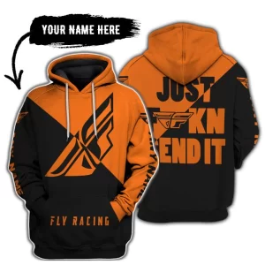 Just Fkcn Send It - 3d All Over Printed - Fly Racing Orange