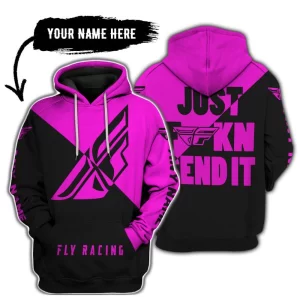 Just Fkcn Send It - 3d All Over Printed - Fly Racing Pink