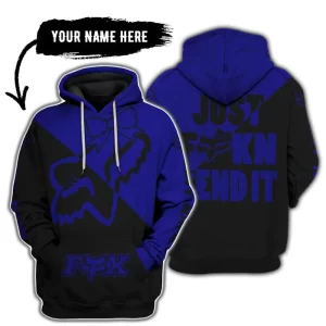 Just Fckn Send It – 3d All Over Printed – Fox Racing Girl – Navy