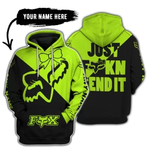 Just Fckn Send It – 3d All Over Printed – Fox Racing Girl – Neon