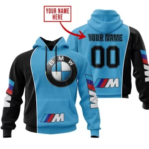 Limited Edition - Custom Name Motocrocss V2 - Bmw - Sky Blue