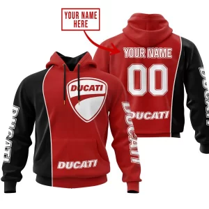 Limited Edition - Custom Name Motocrocss V2 - Ducati - Red