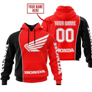 Limited Edition - Custom Name Motocrocss V2 - Honda - Red