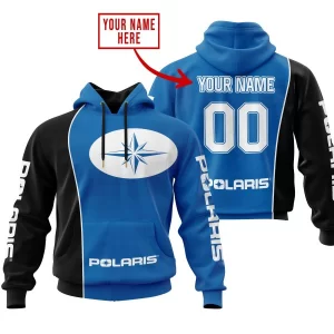 Limited Edition - Custom Name Motocrocss V2 - Polaris - Blue