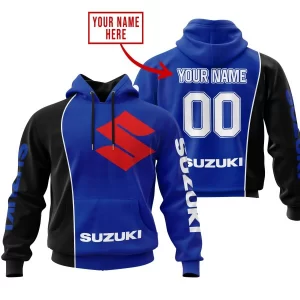 Limited Edition - Custom Name Motocrocss V2 - Suzuki - Blue