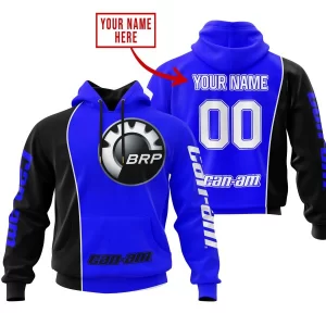 Limited Edition - Custom Name Motocrocss V2 - Can Am Blue