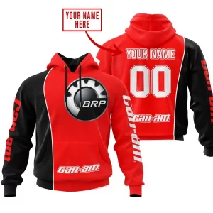 Limited Edition - Custom Name Motocrocss V2 - Can Am Red