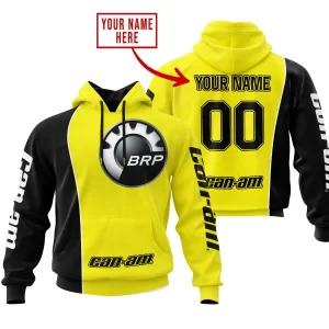 Limited Edition - Custom Name Motocrocss V2 - Can Am Yellow