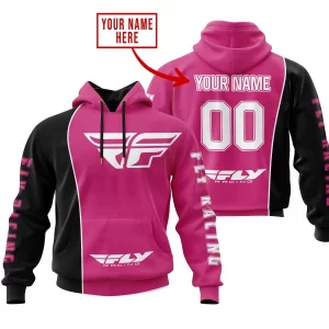 Limited Edition - Custom Name Motocrocss V2 - Fly Racing Pink 1