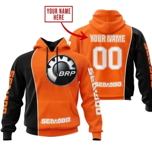 Limited Edition - Custom Name Motocrocss V2 - Sea Doo - Orange