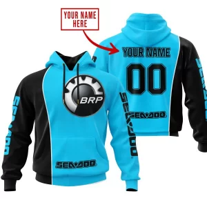 Limited Edition - Custom Name Motocrocss V2 - Sea Doo - Sky Blue