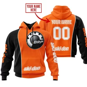 Limited Edition - Custom Name Motocrocss V2 - Ski Doo - Orange