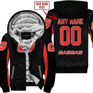 Custom Name Racing - Limited Edition - Gas Gas - Red - Fleece Zip Hoodie