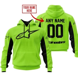 Custom Name Racing - Limited Edition - Alpinestars - Green 1 V2