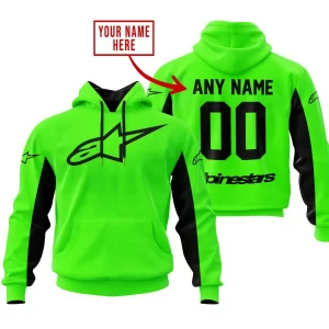 Custom Name Racing - Limited Edition - Alpinestars - Green V2
