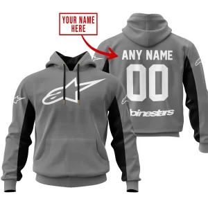 Custom Name Racing - Limited Edition - Alpinestars - Grey V2