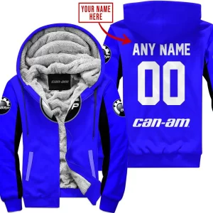 Custom Name Racing - Limited Edition - Can Am - Blue V2 - Fleece Zip Hoodie