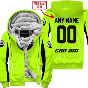 Custom Name Racing - Limited Edition - Can Am - Neon V2 - Fleece Zip Hoodie