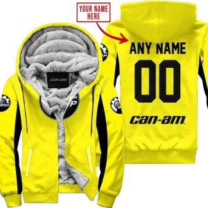 Custom Name Racing - Limited Edition - Can Am - Yelow V2 - Fleece Zip Hoodie