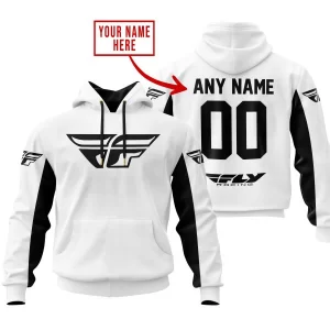 Custom Name Racing - Limited Edition - Fly Racing- White V2