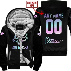 Zero Fox Given – Limited Edition – Thor – Black - Fleece Zip Hoodie