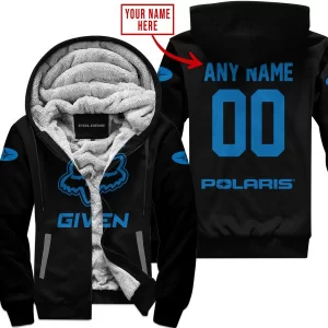 Zero Fox Given – Limited Edition – Polaris – Black V1 - Fleece Zip Hoodie