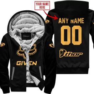Zero Fox Given – Limited Edition – Thor – Black V1 - Fleece Zip Hoodie