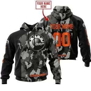 Can-Am Orange Racing Camo | Custom Name Racing | Kid & Adult