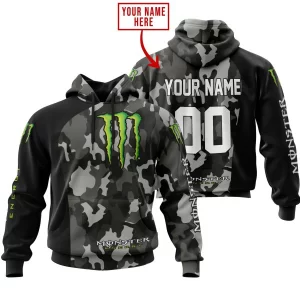 Monster Racing Camo | Custom Name Racing | Kid & Adult