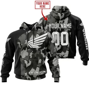 Honda Racing Camo | Custom Name Racing | Kid & Adult