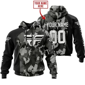 Fly Racing Camo | Custom Name Racing | Kid & Adult